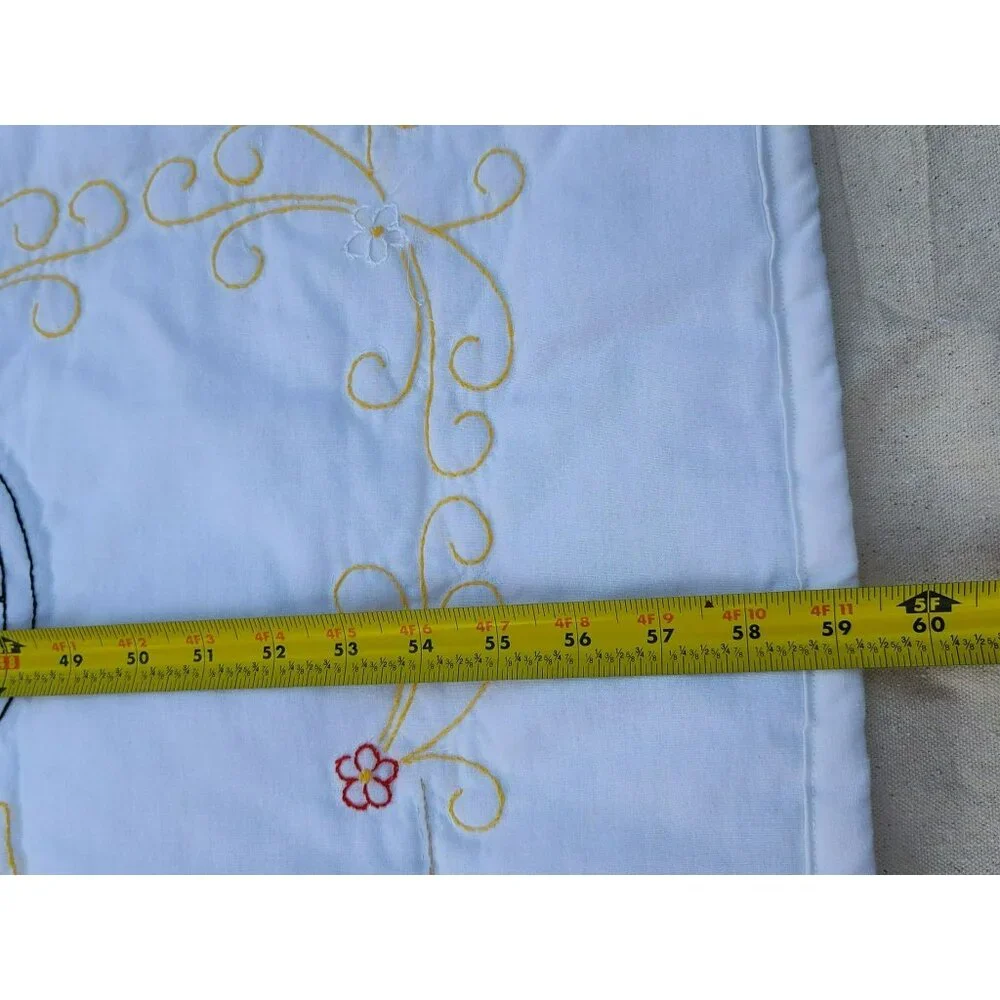 Handmade Baby Quilt, Embroidered Castle Carriage Once Upon a Time, 39
